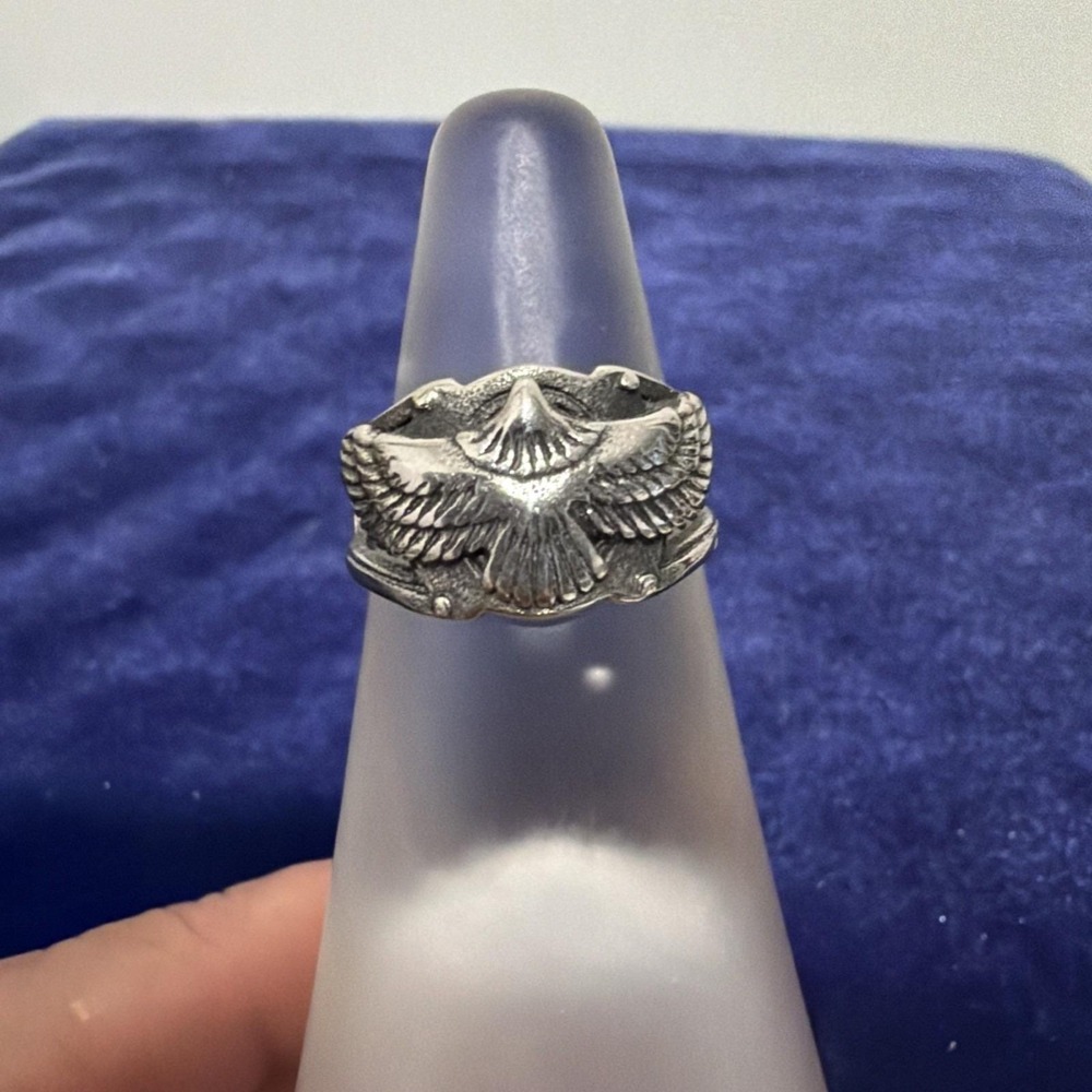 Men's hawk Stainless Steel Eagle Ring 10.25 Punk